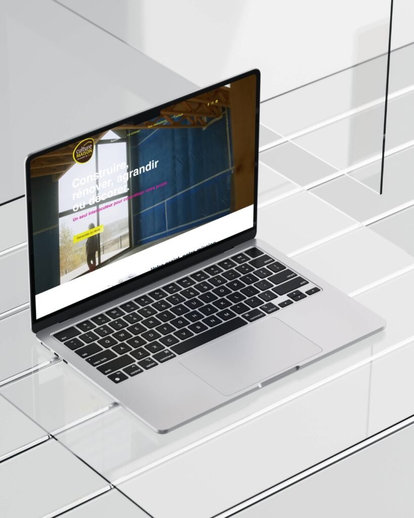 Mockup n2 Culture Maison site web Alsace Belfort