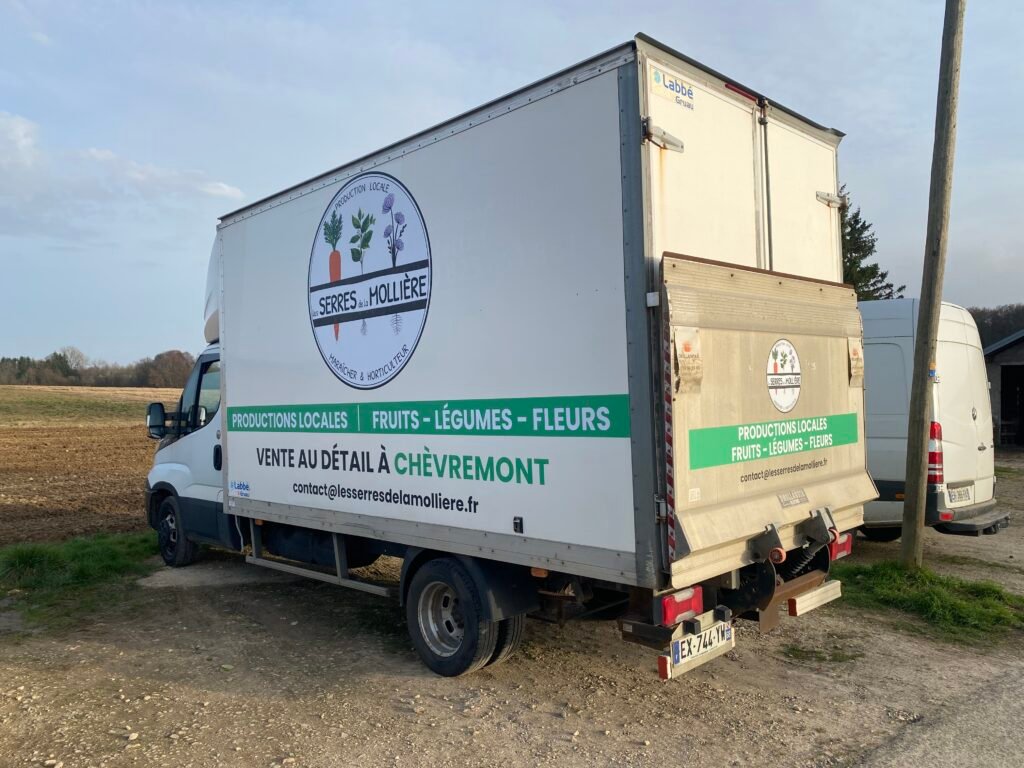 Marquage véhicule - Les Serres de la Mollière